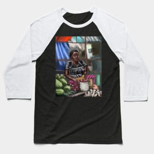 Sokoni Vegetable Market Baseball T-Shirt